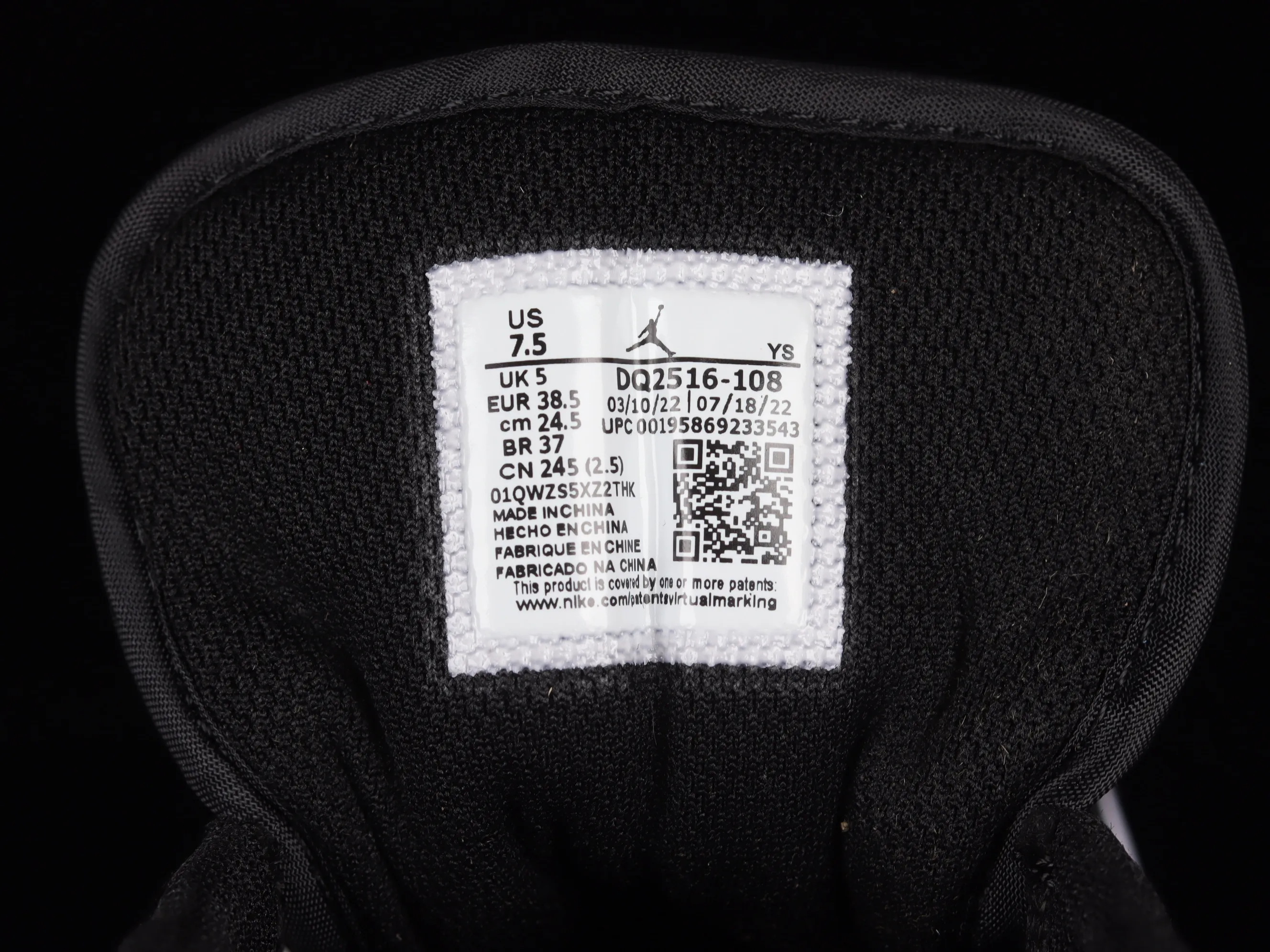 All categories Air Jordan Jordan series basketball shoes Air Jordan 1 Low Z version Air Jordan 1 Low AJ1 Joe 1 black and white laser cultural and leisure sports sneakers DQ2516-108